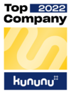 Ausgezeichnet von kununu als Top Company 2022