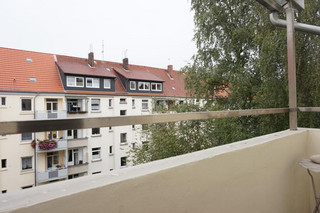Blick vom Balkon