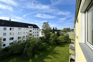 Blick vom Balkon