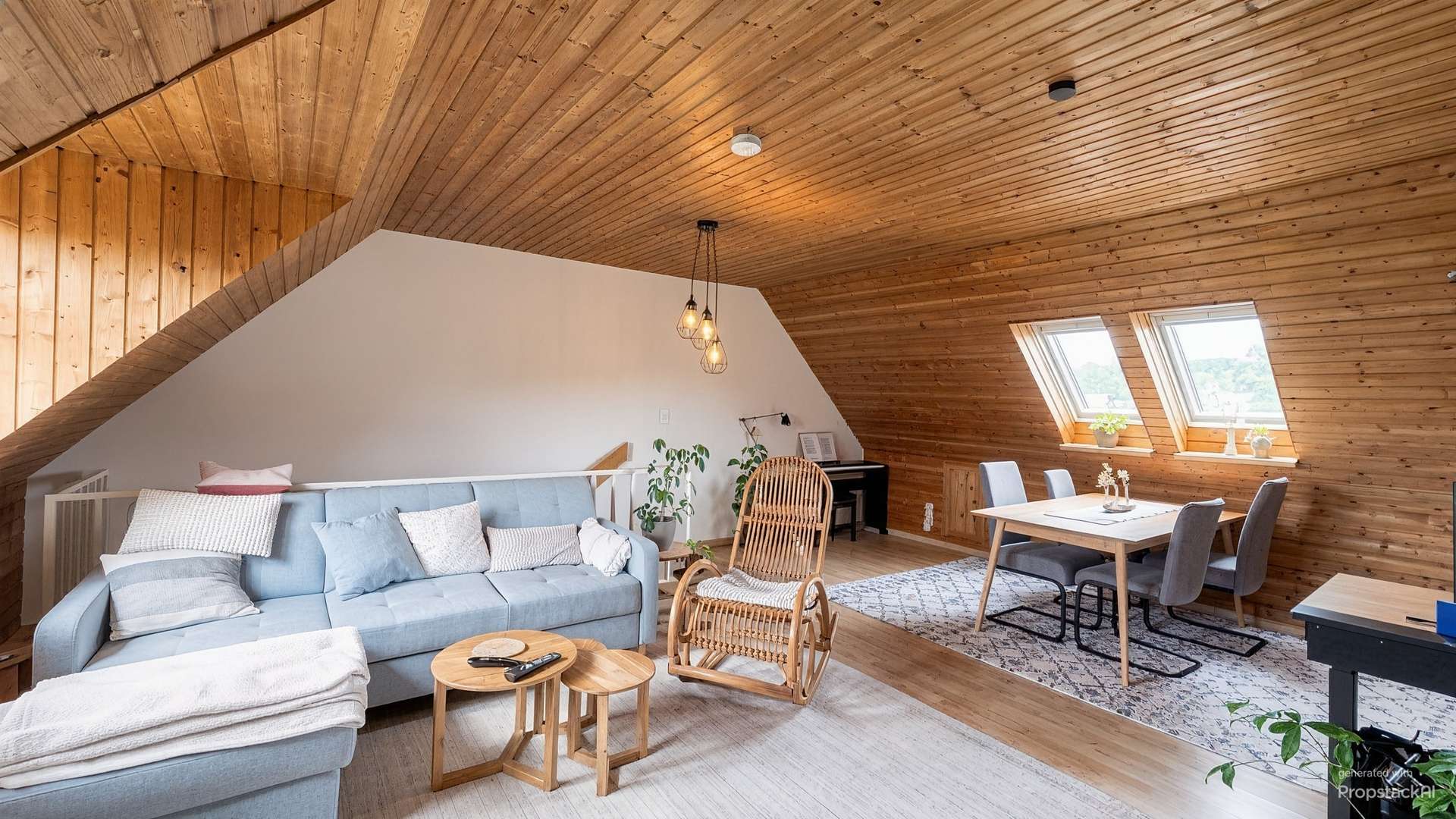 Charmante 2-Zimmer-Wohnung auf Ebenen mit großer Dachterrasse in Waldheim! - Photo 1