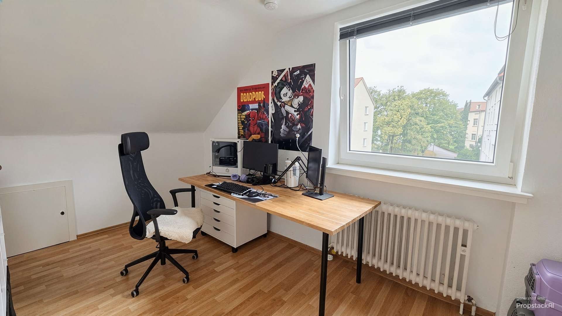 Charmante 3-Zimmer-Dachgeschoss-Wohnung in ruhiger Lage von Stöcken! - Foto 3