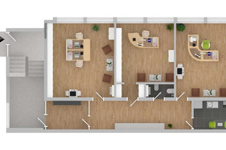 Raumaufteilung untere Ebene