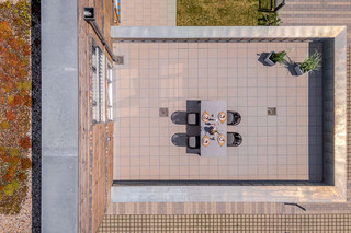 Luftbild Dachterrasse