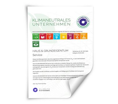 Klimaneutrales Unternehmen